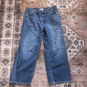 OAT New York Cloud Luxe Denim Wide Leg Jeans